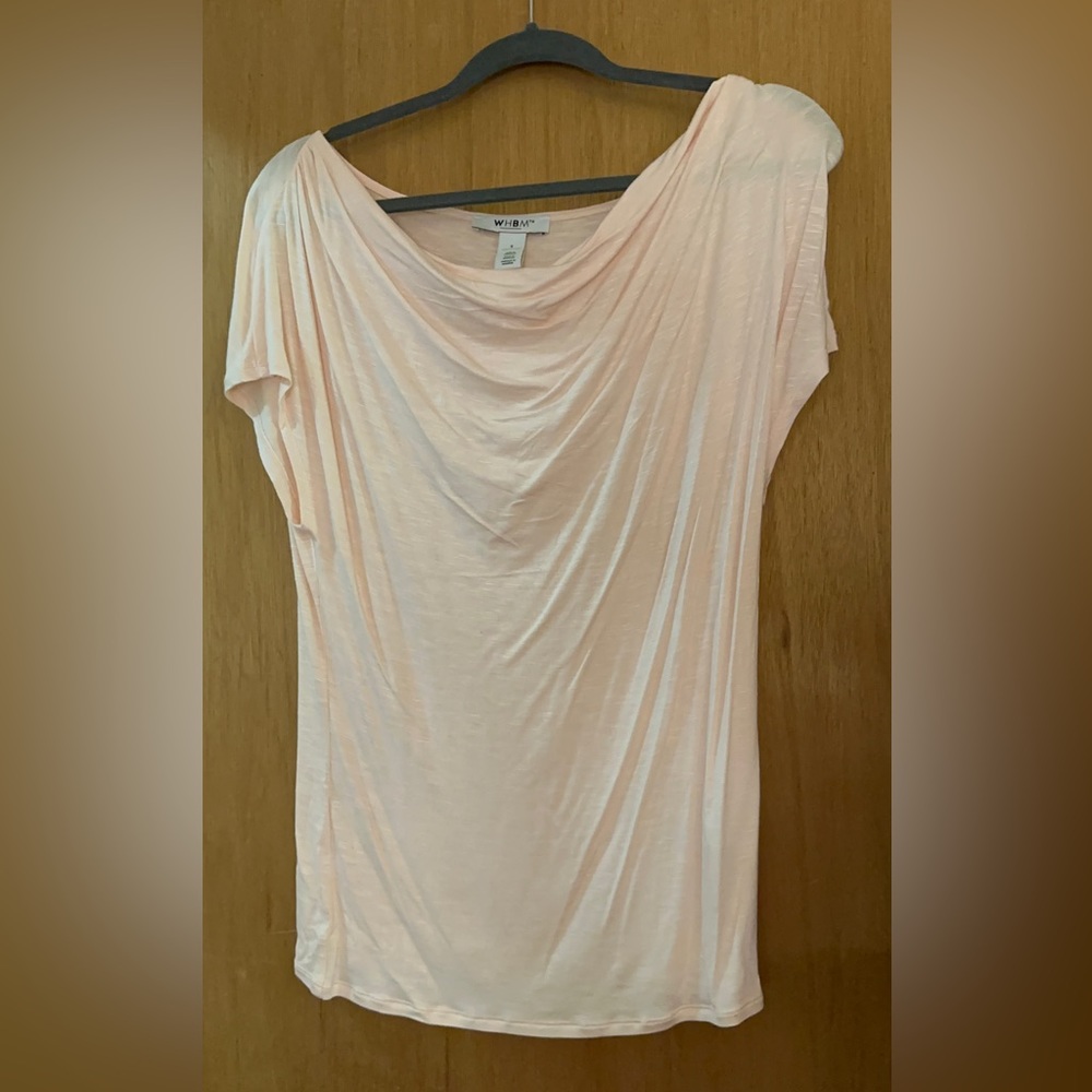 White House Black Market peach top. Size S